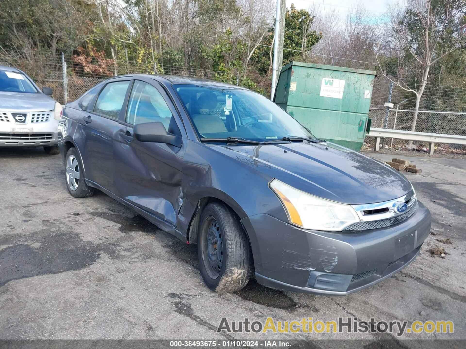 FORD FOCUS S, 1FAHP3EN6BW118046