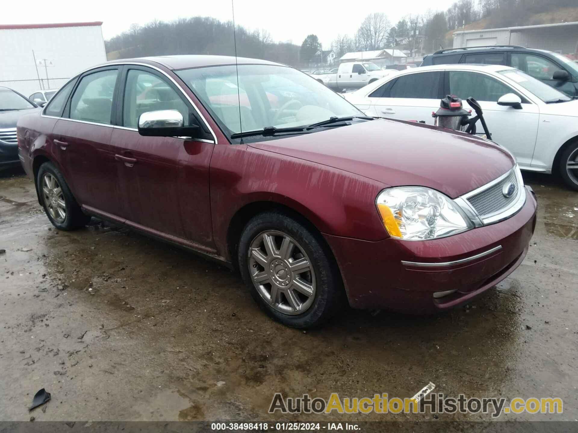 FORD FIVE HUNDRED LIMITED, 1FAHP28127G118386