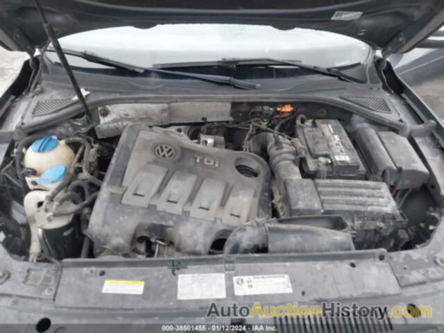 VOLKSWAGEN PASSAT 2.0L TDI SE, 1VWBN7A37DC106409