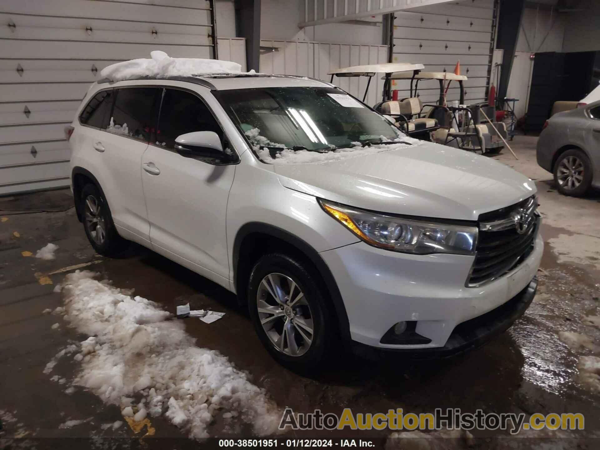 TOYOTA HIGHLANDER XLE, 5TDJKRFH4FS104853