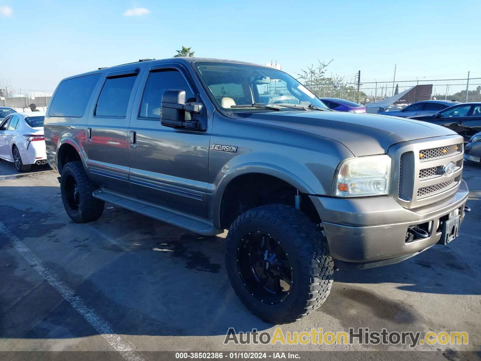 FORD EXCURSION LIMITED, 1FMNU43S85ED45751