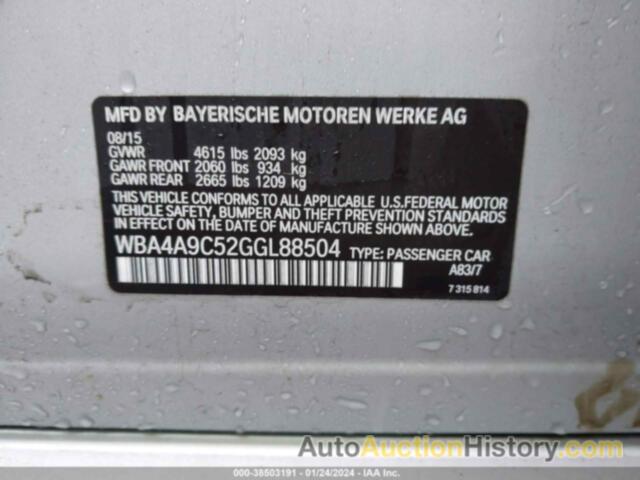BMW 428I GRAN COUPE, WBA4A9C52GGL88504