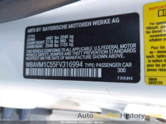 BMW X1 SDRIVE28I, WBAVM1C55FV316994