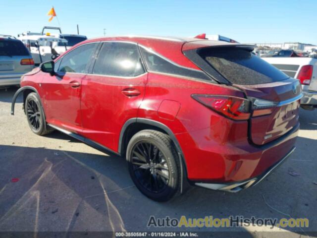 LEXUS RX 350 F SPORT, 2T2BZMCA8JC140536