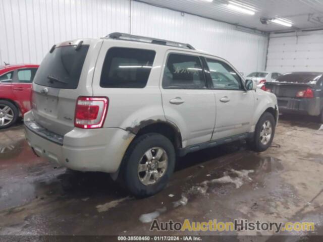 FORD ESCAPE LIMITED, 1FMCU94168KB25833