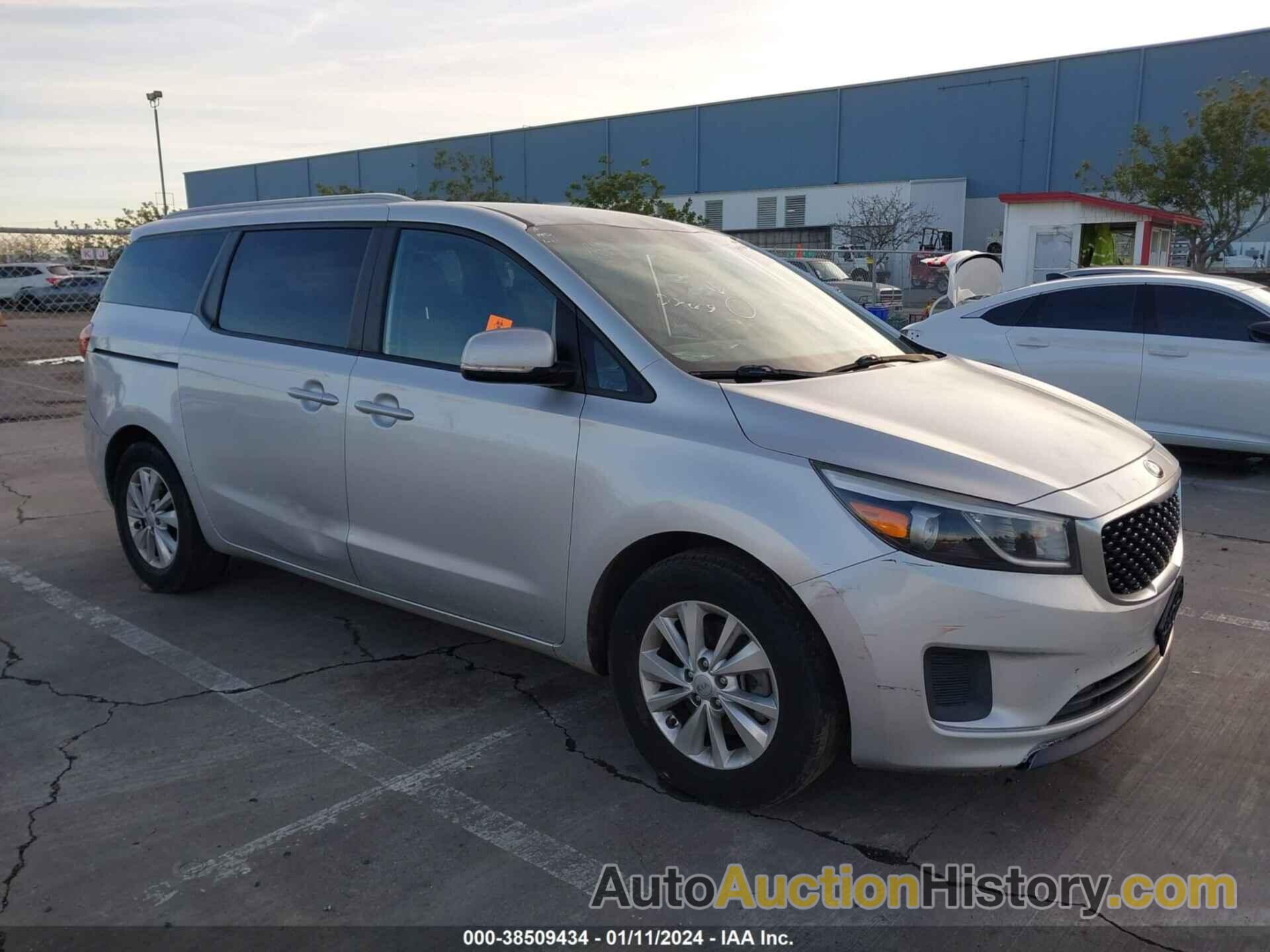 KIA SEDONA LX, KNDMB5C15F6037645