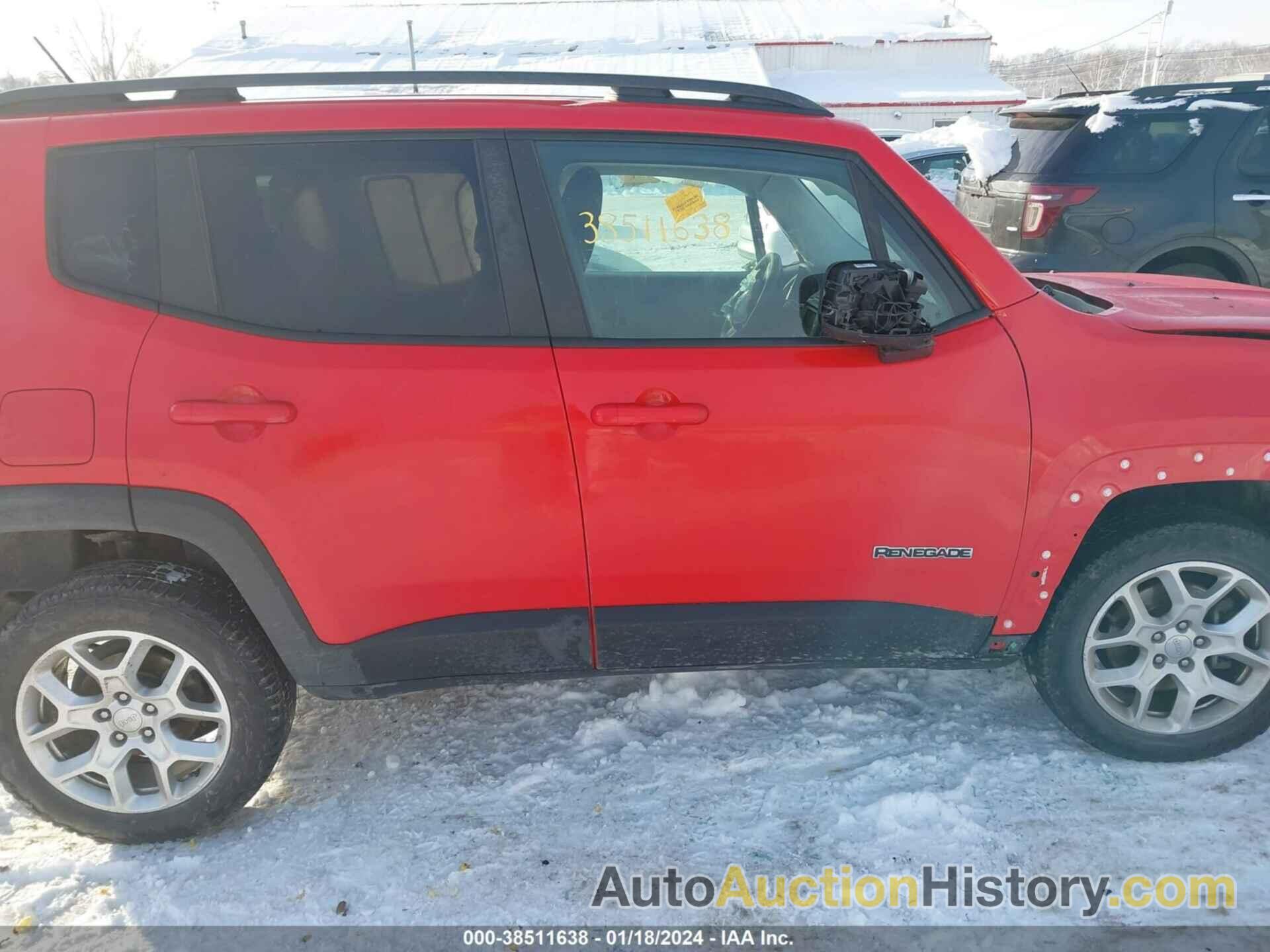 JEEP RENEGADE LATITUDE 4X4, ZACCJBBB8HPF31134