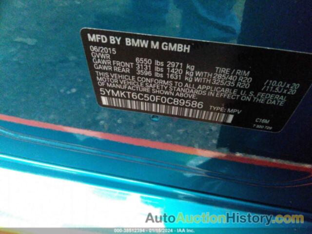 BMW X5 M, 5YMKT6C50F0C89586