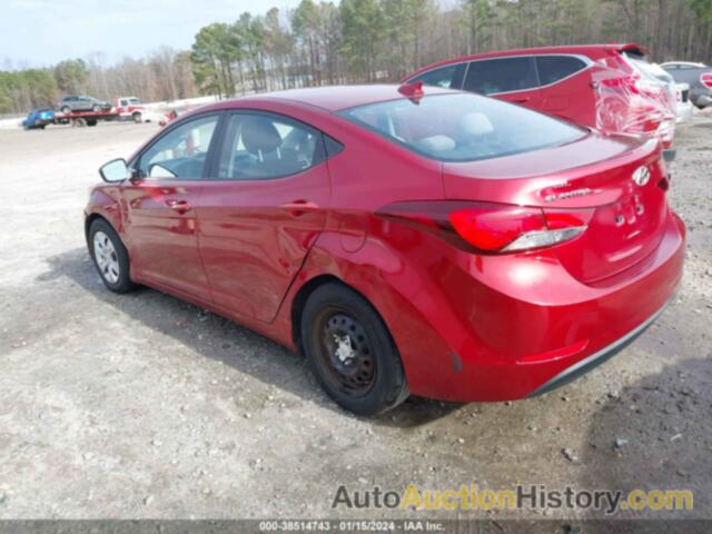 HYUNDAI ELANTRA SE, 5NPDH4AEXGH765273