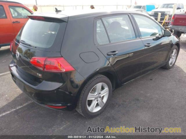 VOLKSWAGEN GOLF TSI S 4-DOOR/TSI WOLFSBURG EDITION 4-DOOR, 3VW117AU2HM056233