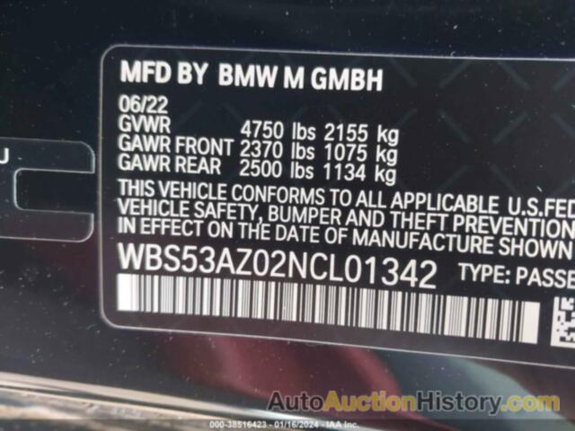 BMW M4, WBS53AZ02NCL01342