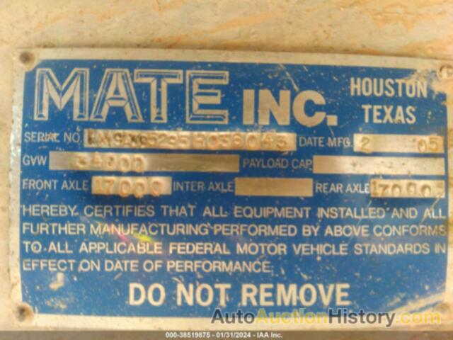 MATE DUMP, 1M9A395295H036043