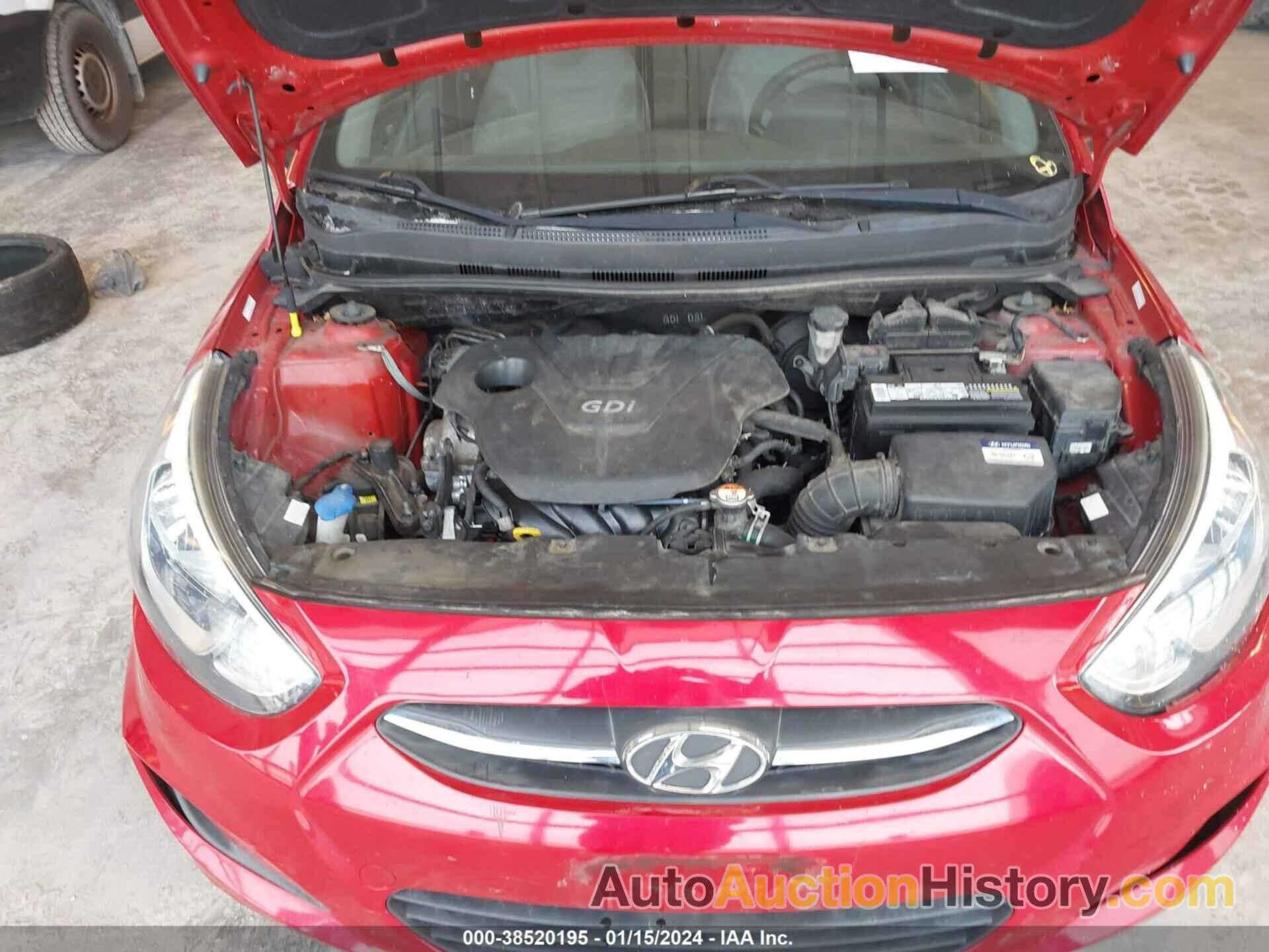 HYUNDAI ACCENT GLS, KMHCT4AE7FU922591