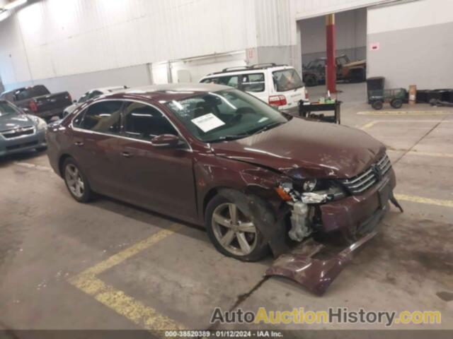 VOLKSWAGEN PASSAT 2.0L TDI SE, 1VWBN7A38DC142688