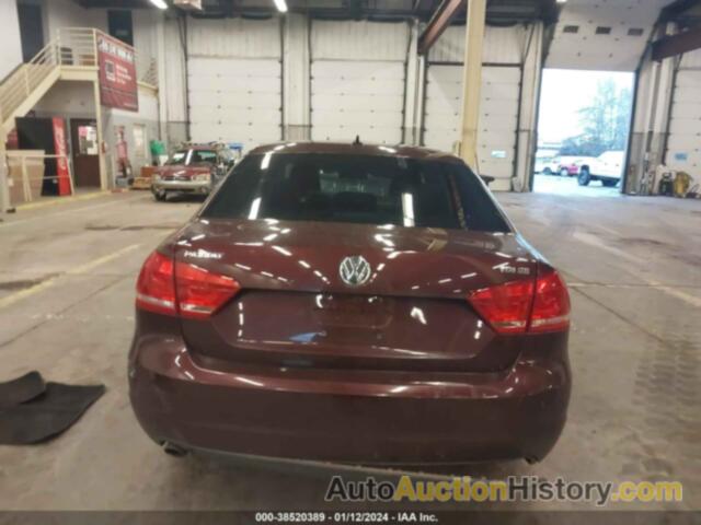 VOLKSWAGEN PASSAT 2.0L TDI SE, 1VWBN7A38DC142688