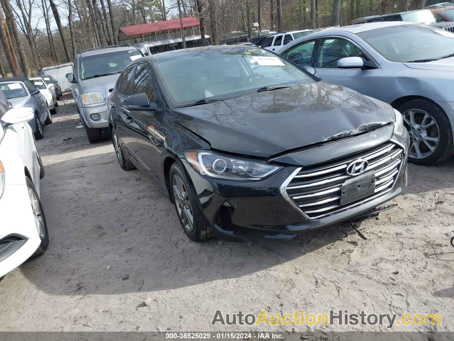 HYUNDAI ELANTRA SEL, 5NPD84LF6JH363327