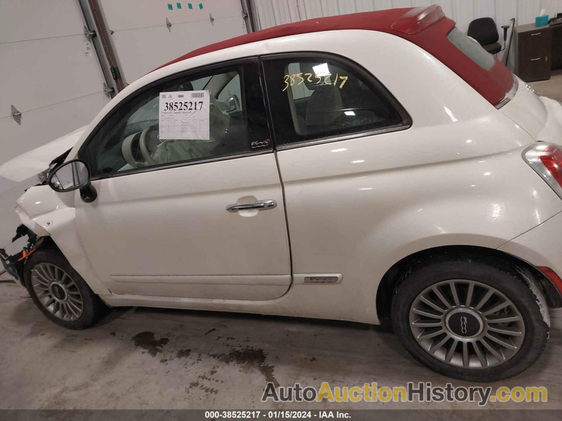 FIAT 500C LOUNGE, 3C3CFFER7CT237747