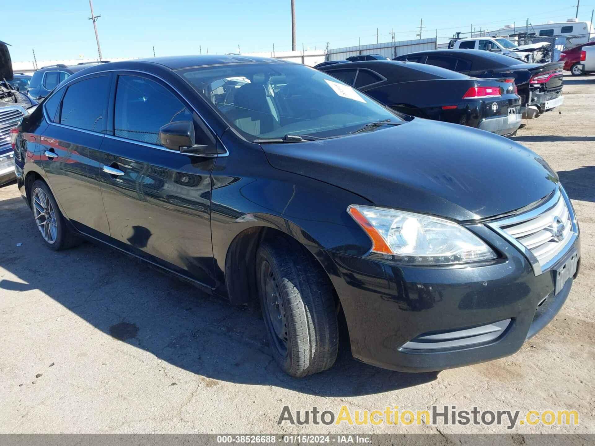 NISSAN SENTRA S, 3N1AB7APXFY359215