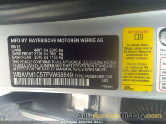 BMW X1 SDRIVE28I, WBAVM1C57FVW58849
