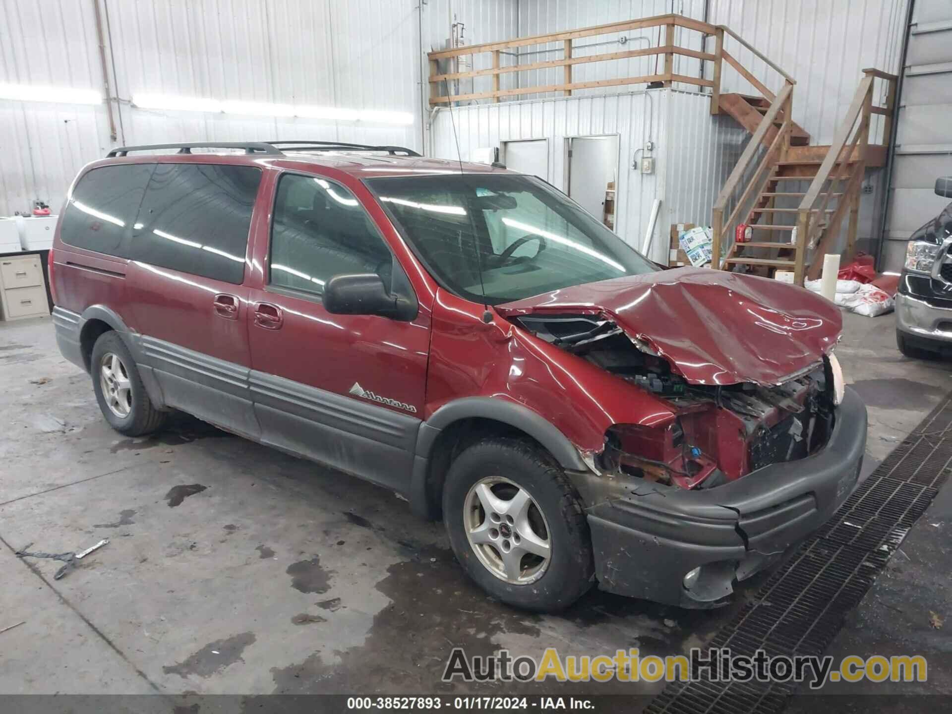 PONTIAC MONTANA 1SE PKG, 1GMDX13E52D266714