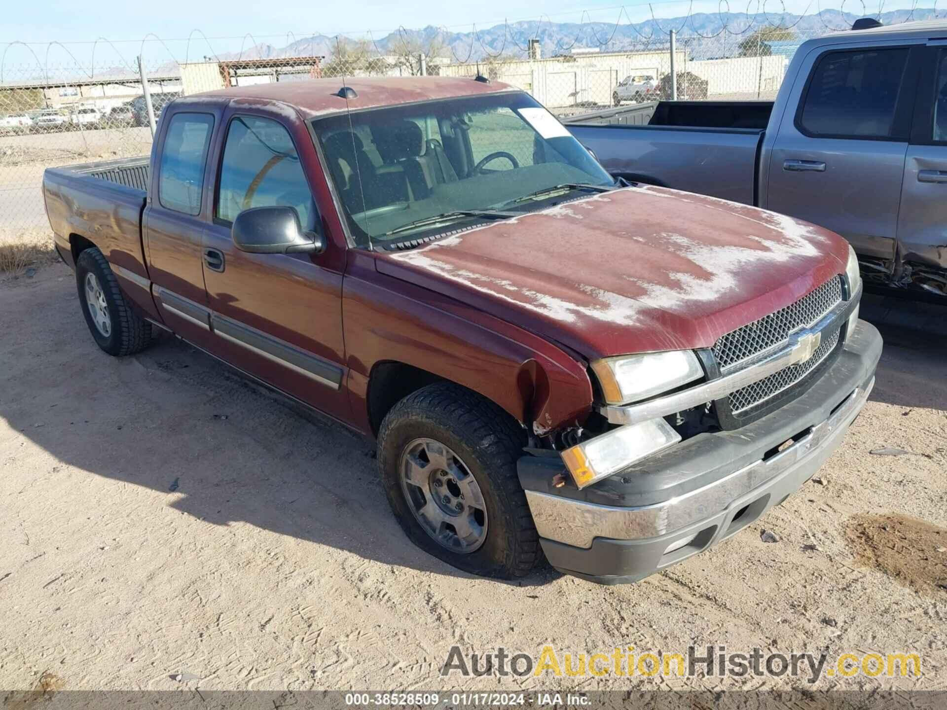 CHEVROLET SILVERADO C1500, 1GCEC19T95Z284408