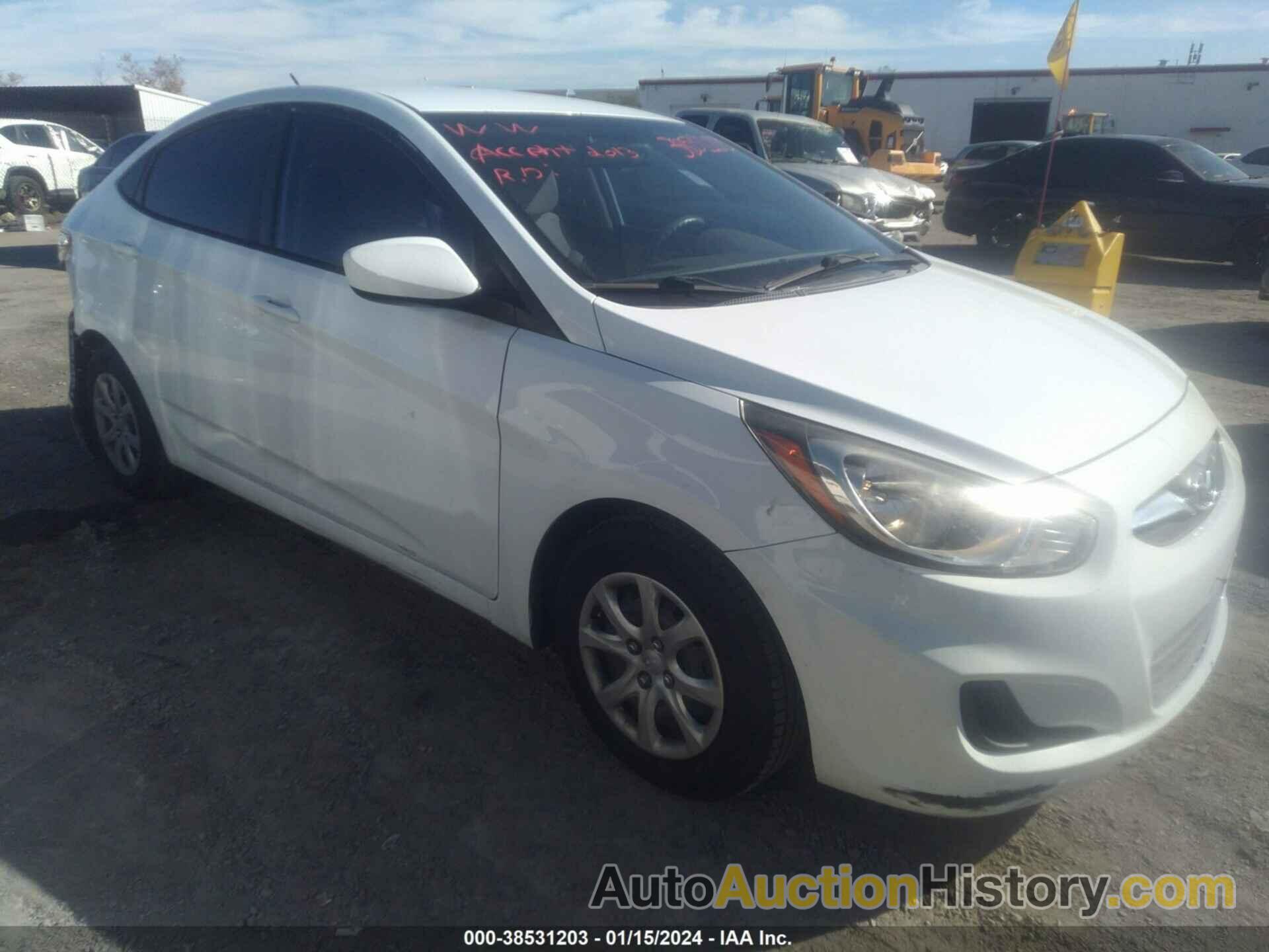 HYUNDAI ACCENT GLS, KMHCT4AE3DU445087