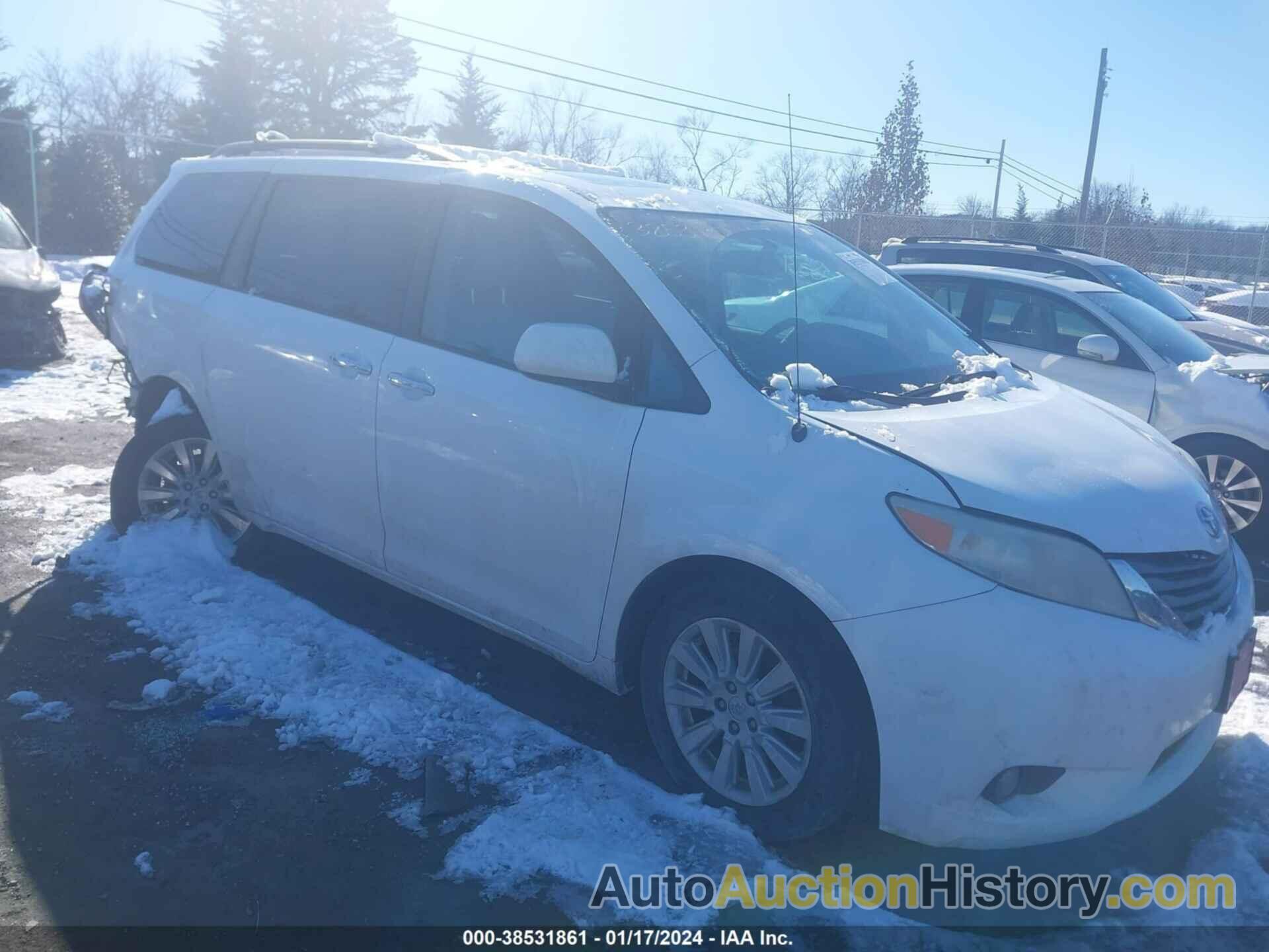 TOYOTA SIENNA XLE 7 PASSENGER, 5TDDK3DC8DS064159