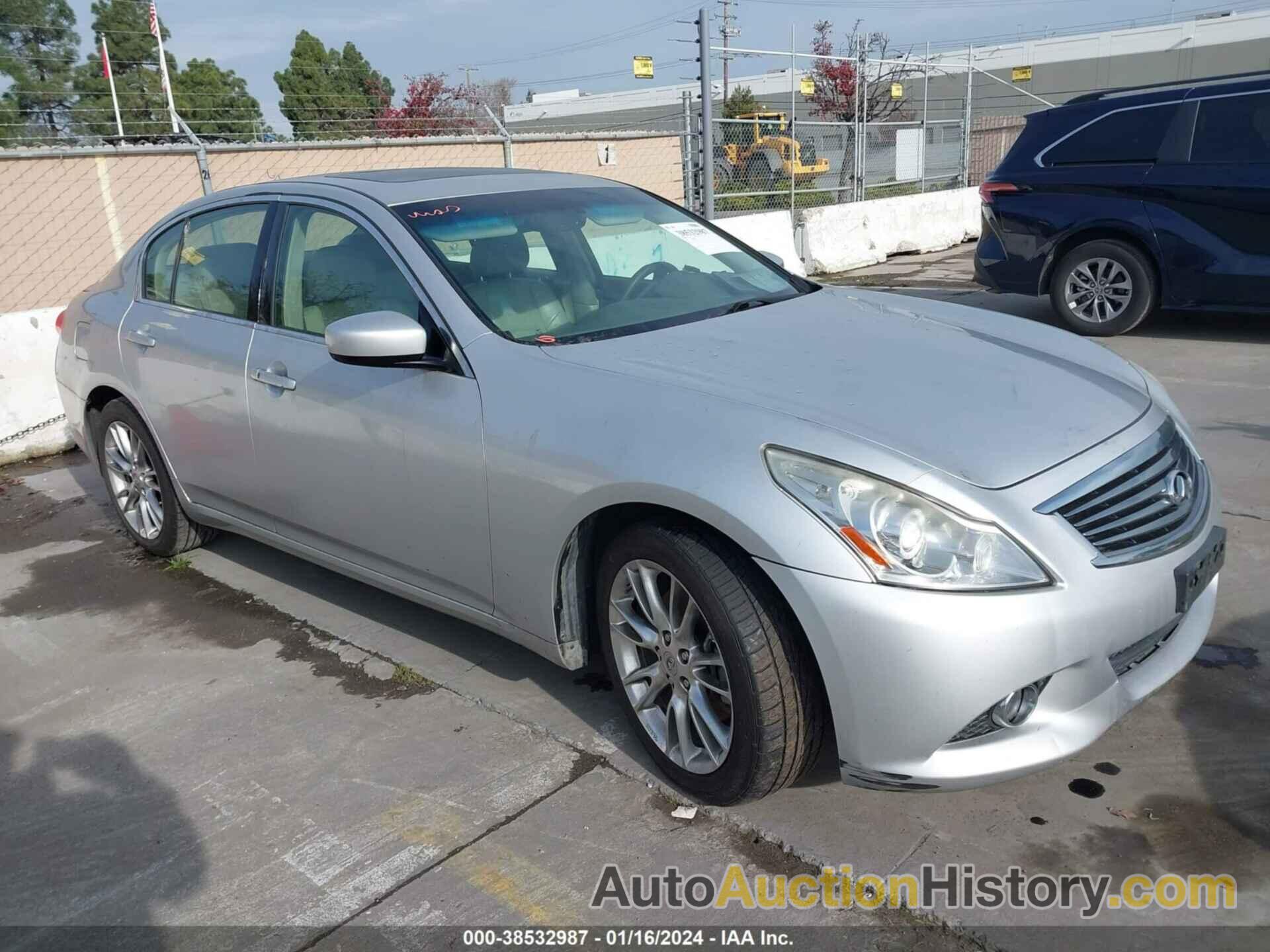 INFINITI G37 SPORT, JN1CV6AP7AM202991