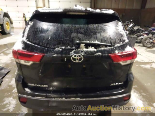 TOYOTA HIGHLANDER XLE, 5TDJZRFH0JS524517