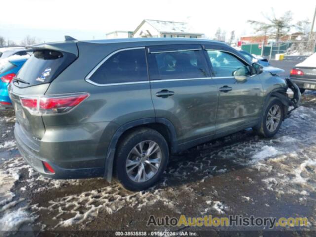 TOYOTA HIGHLANDER XLE V6, 5TDJKRFH3FS194030