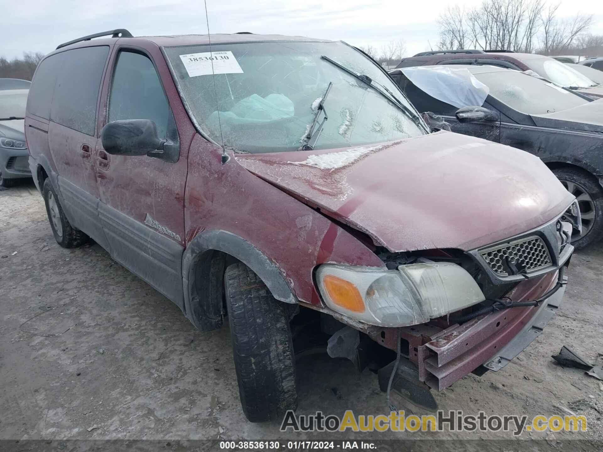 PONTIAC MONTANA M16 W/1SA PKG., 1GMDX03E64D207197