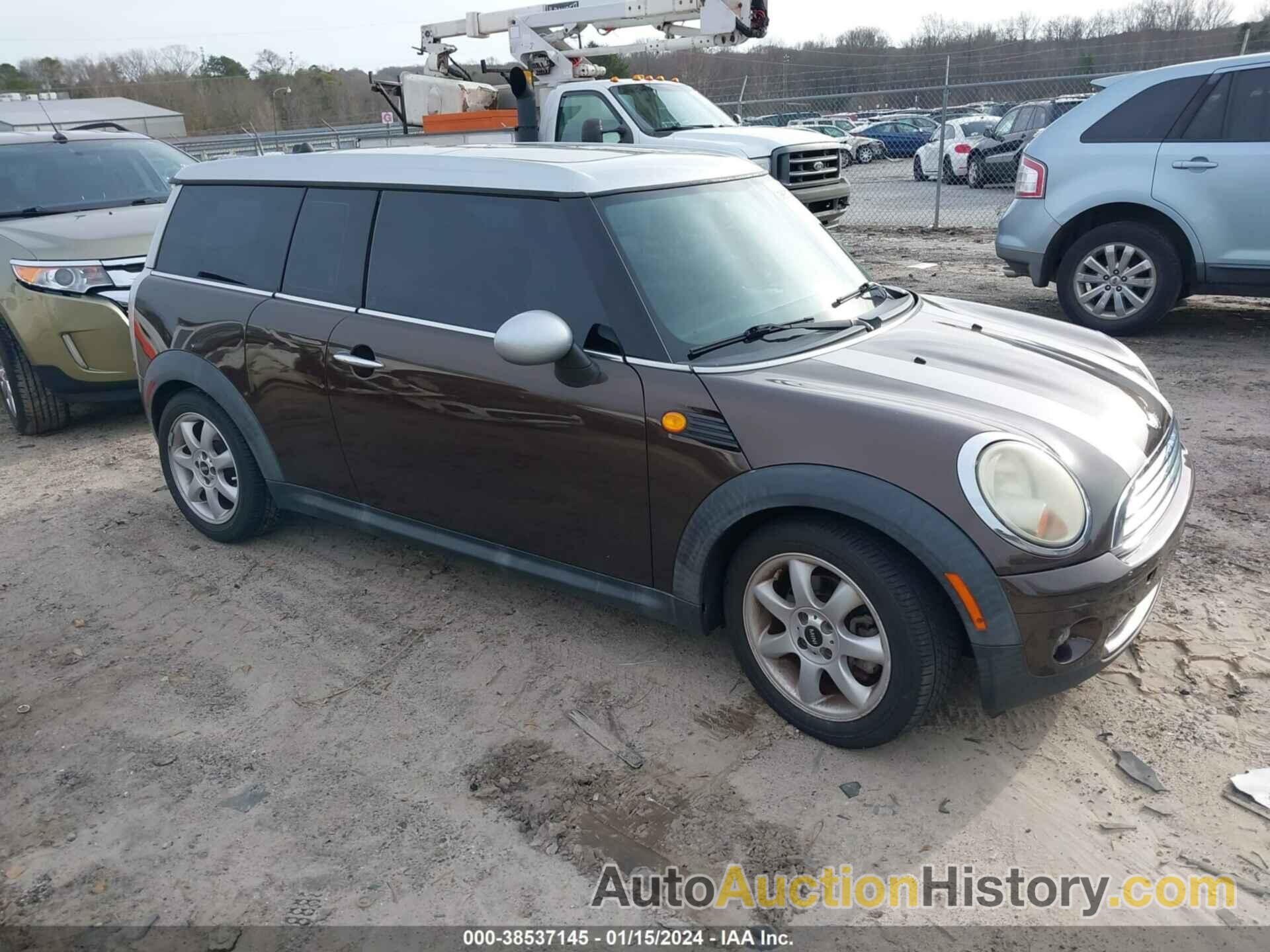 MINI COOPER CLUBMAN, WMWML3C51ATX37089