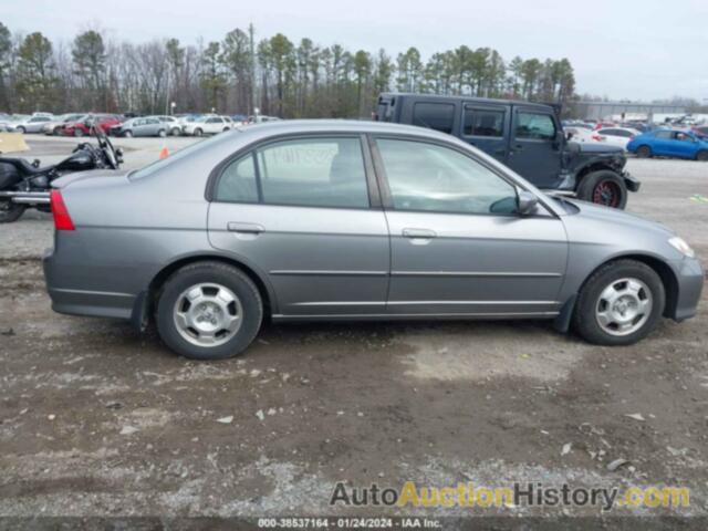 HONDA CIVIC HYBRID, JHMES96655S005950