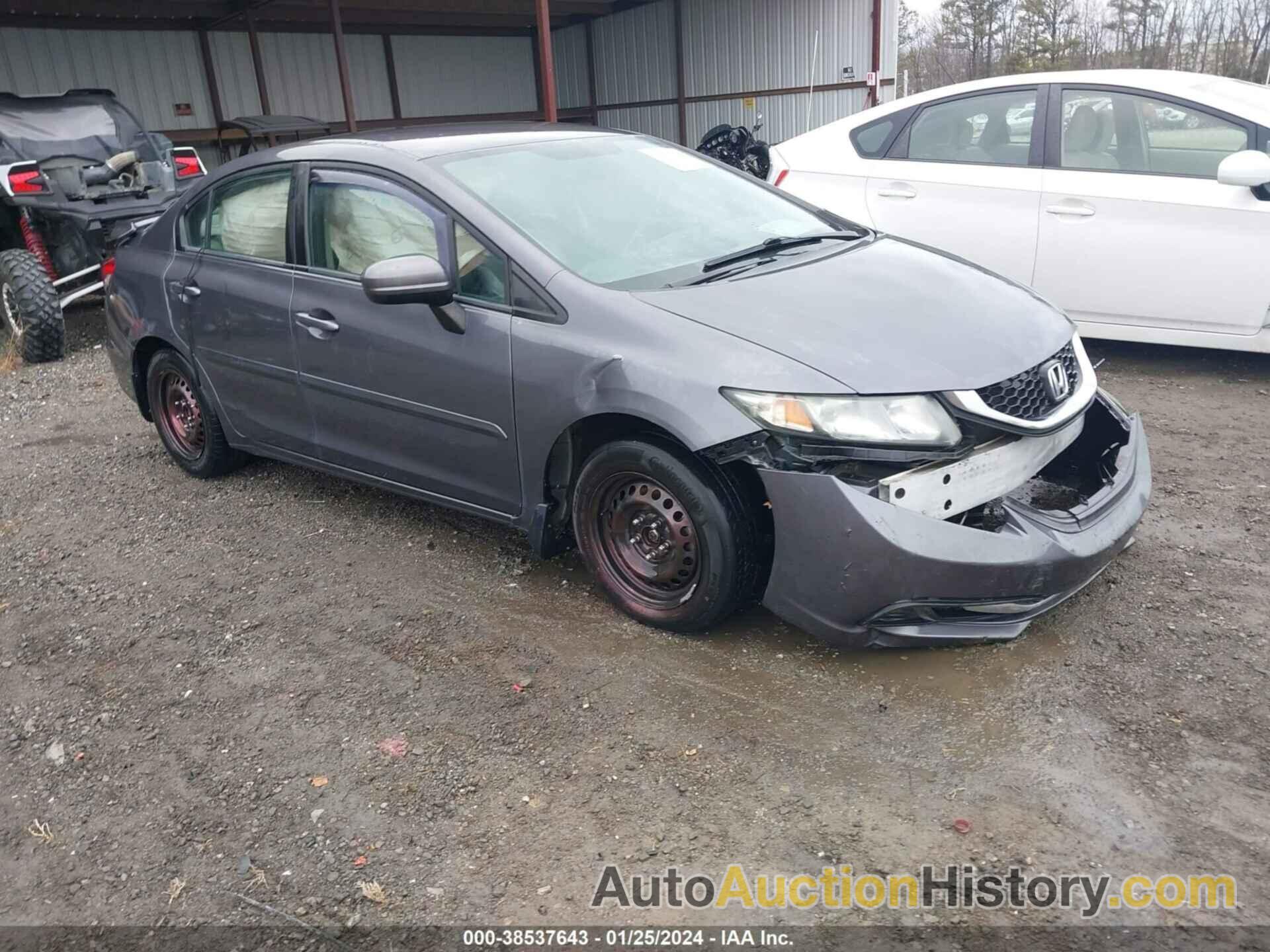 HONDA CIVIC LX, 2HGFB2F54EH524517