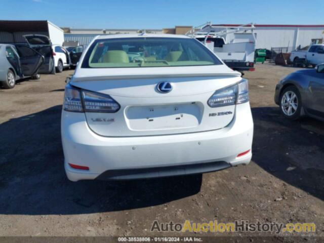 LEXUS HS 250H PREMIUM, JTHBB1BA3A2037286