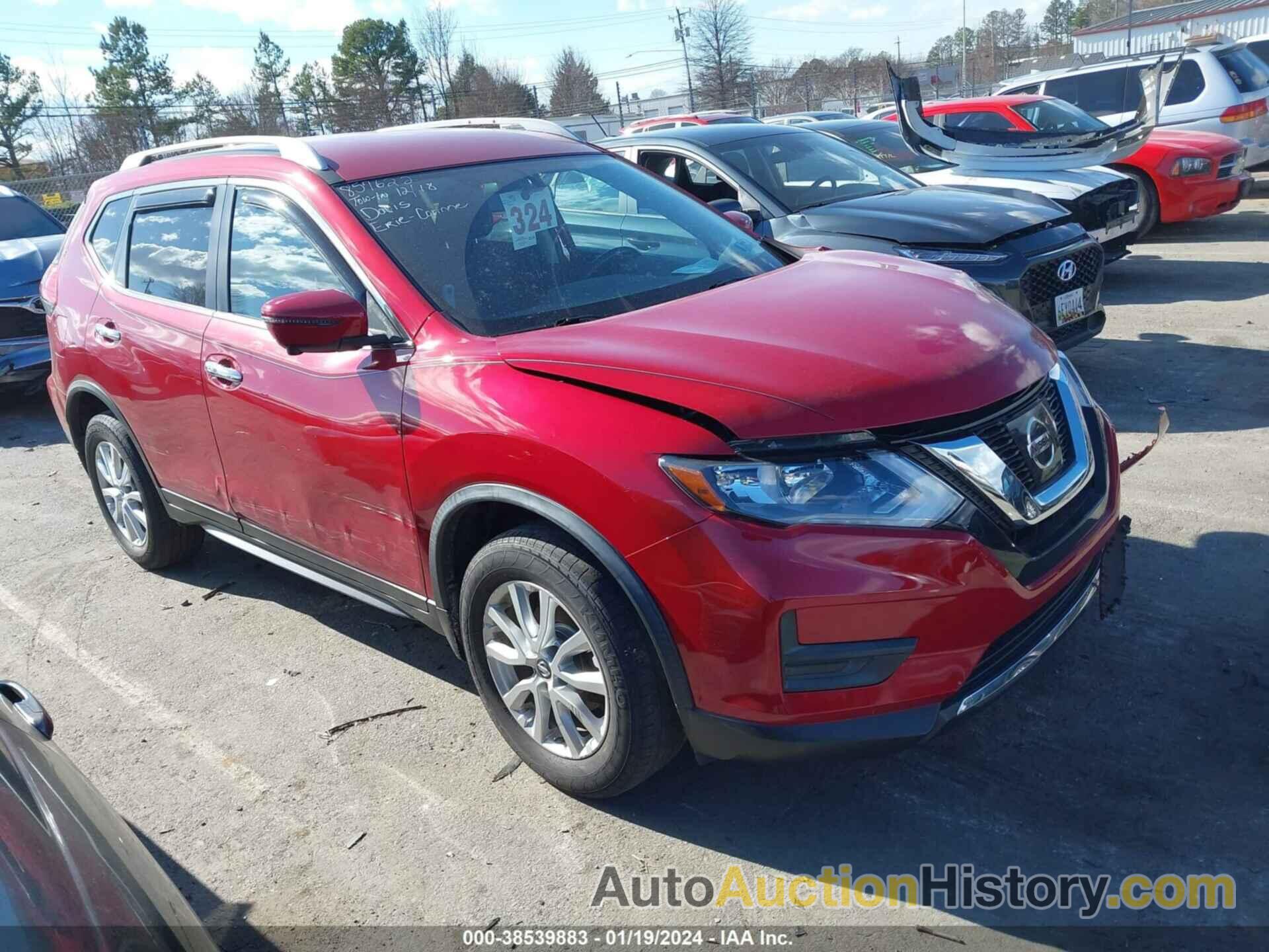 NISSAN ROGUE SV, JN8AT2MV9HW272654