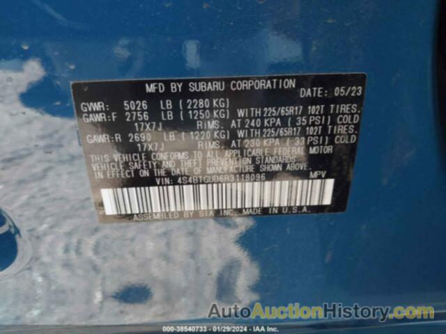 SUBARU OUTBACK WILDERNESS, 4S4BTGUD6R3118096