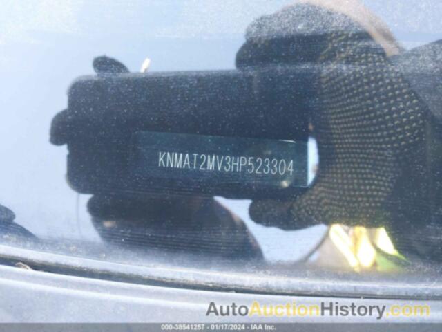 NISSAN ROGUE S, KNMAT2MV3HP523304