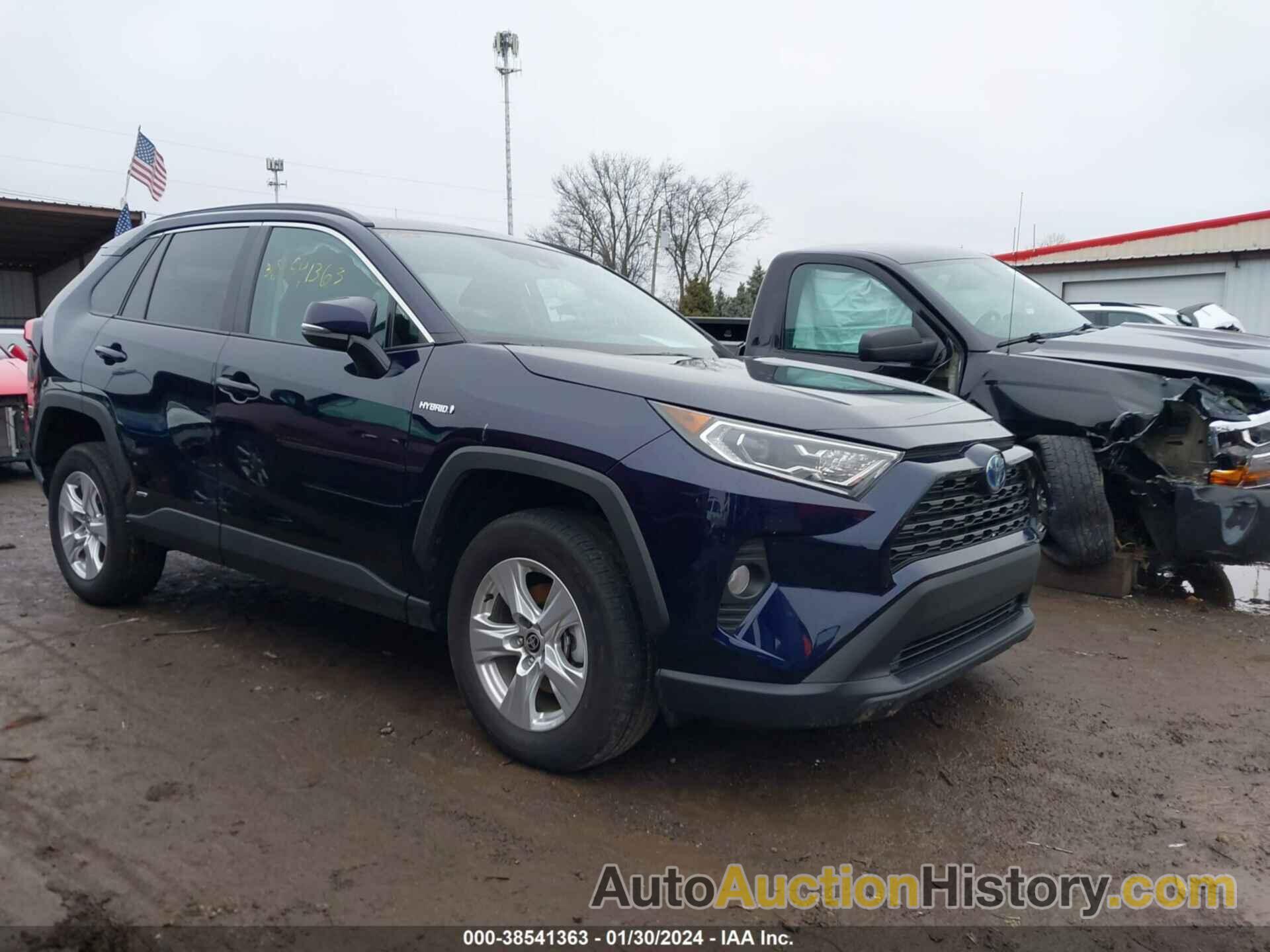 TOYOTA RAV4 XLE HYBRID, 4T3RWRFV3MU025408