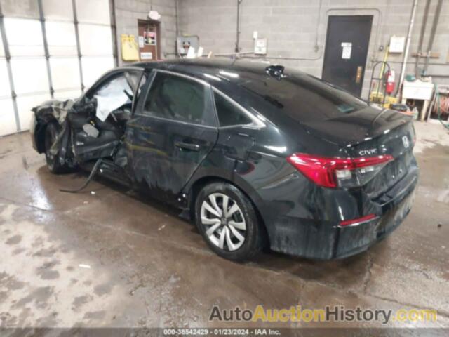 HONDA CIVIC SEDAN LX, 2HGFE2F27PH110485