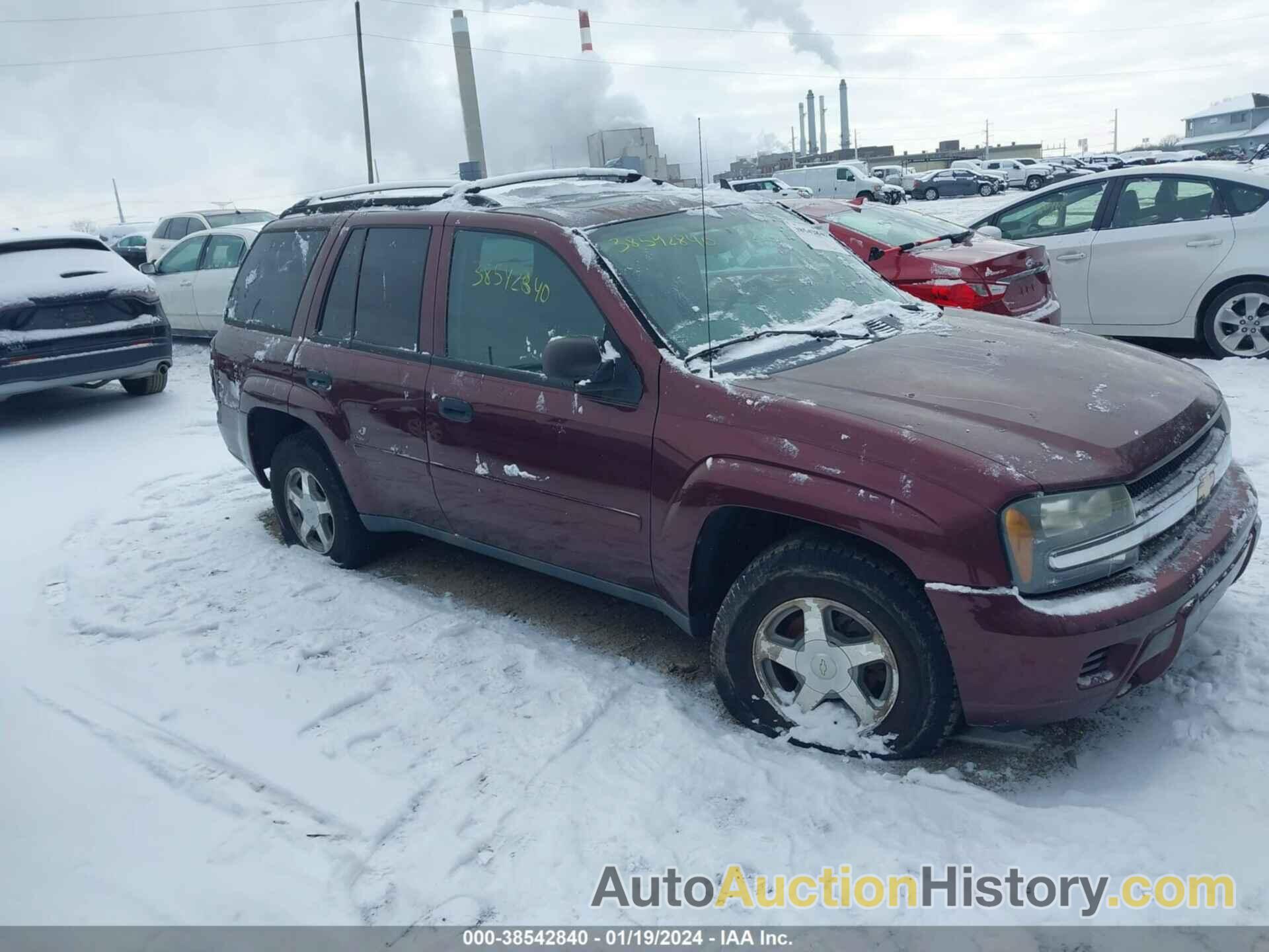 CHEVROLET TRAILBLAZER LS, 1GNDS13S462182384