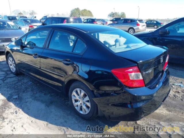 HONDA CIVIC LX, 19XFB2F5XCE095956