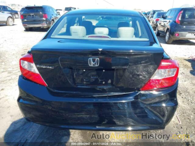 HONDA CIVIC LX, 19XFB2F5XCE095956