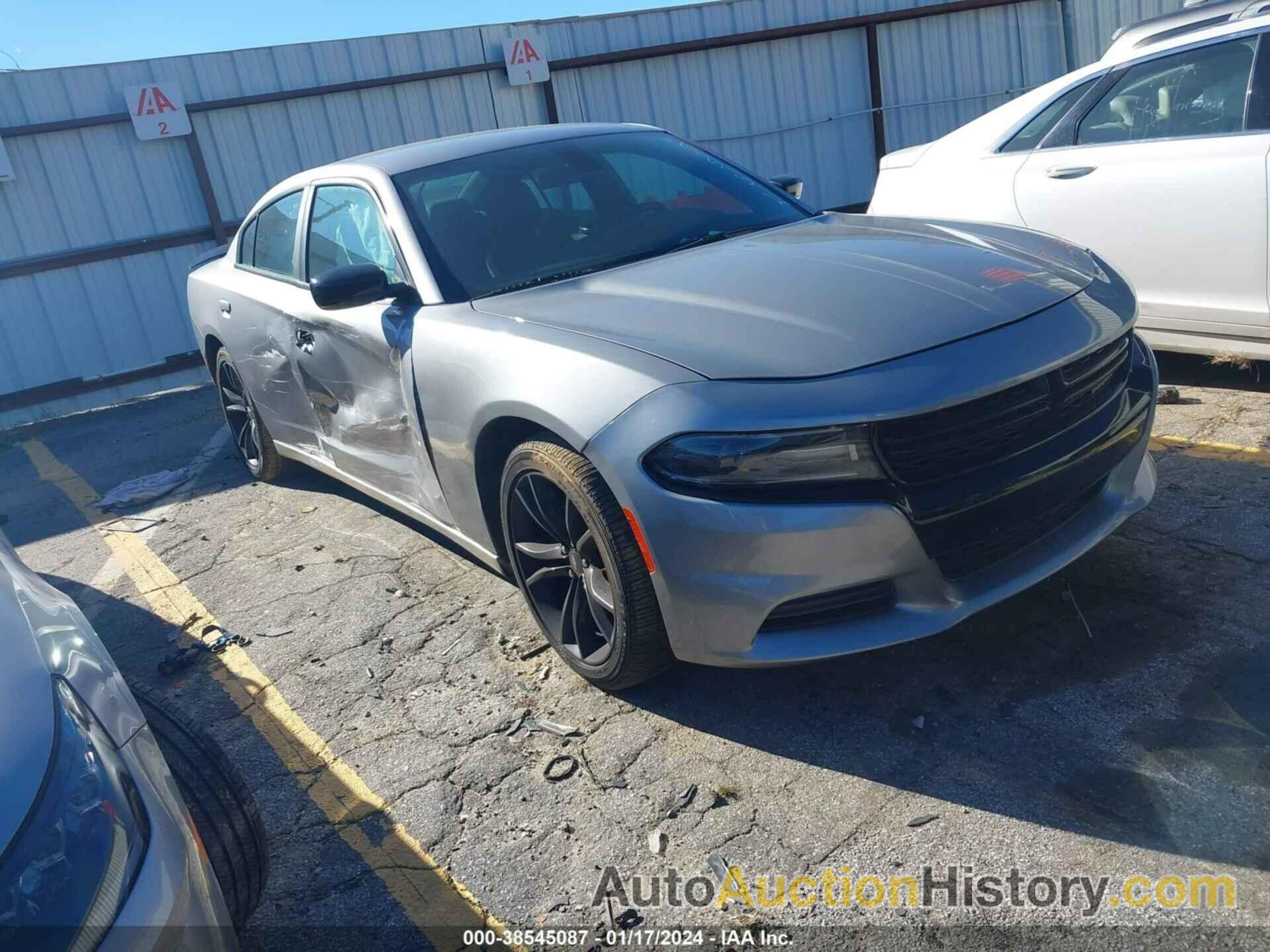 DODGE CHARGER SXT RWD, 2C3CDXBG8JH225532