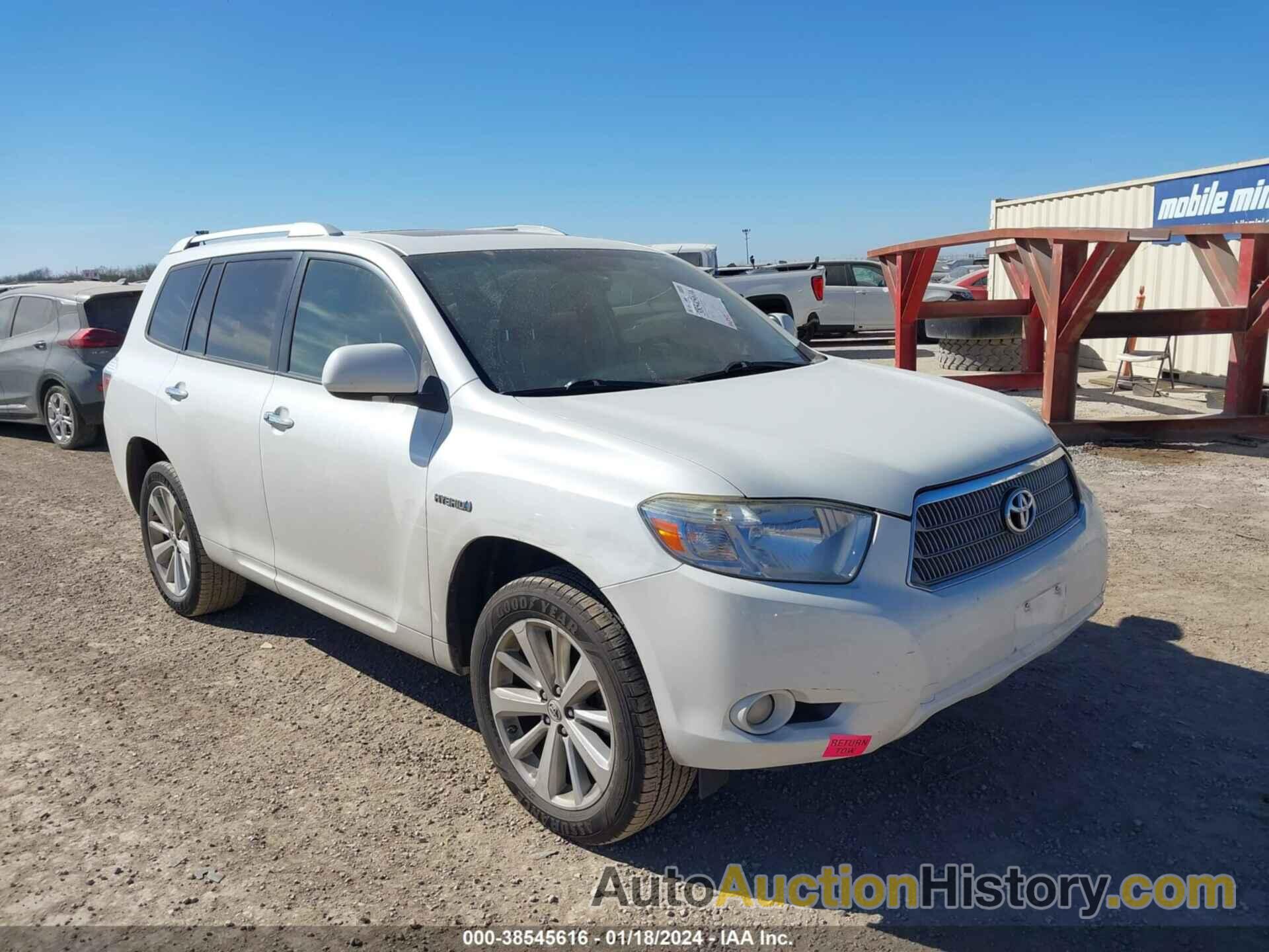 TOYOTA HIGHLANDER HYBRID LIMITED, JTEJW3EH5A2043883