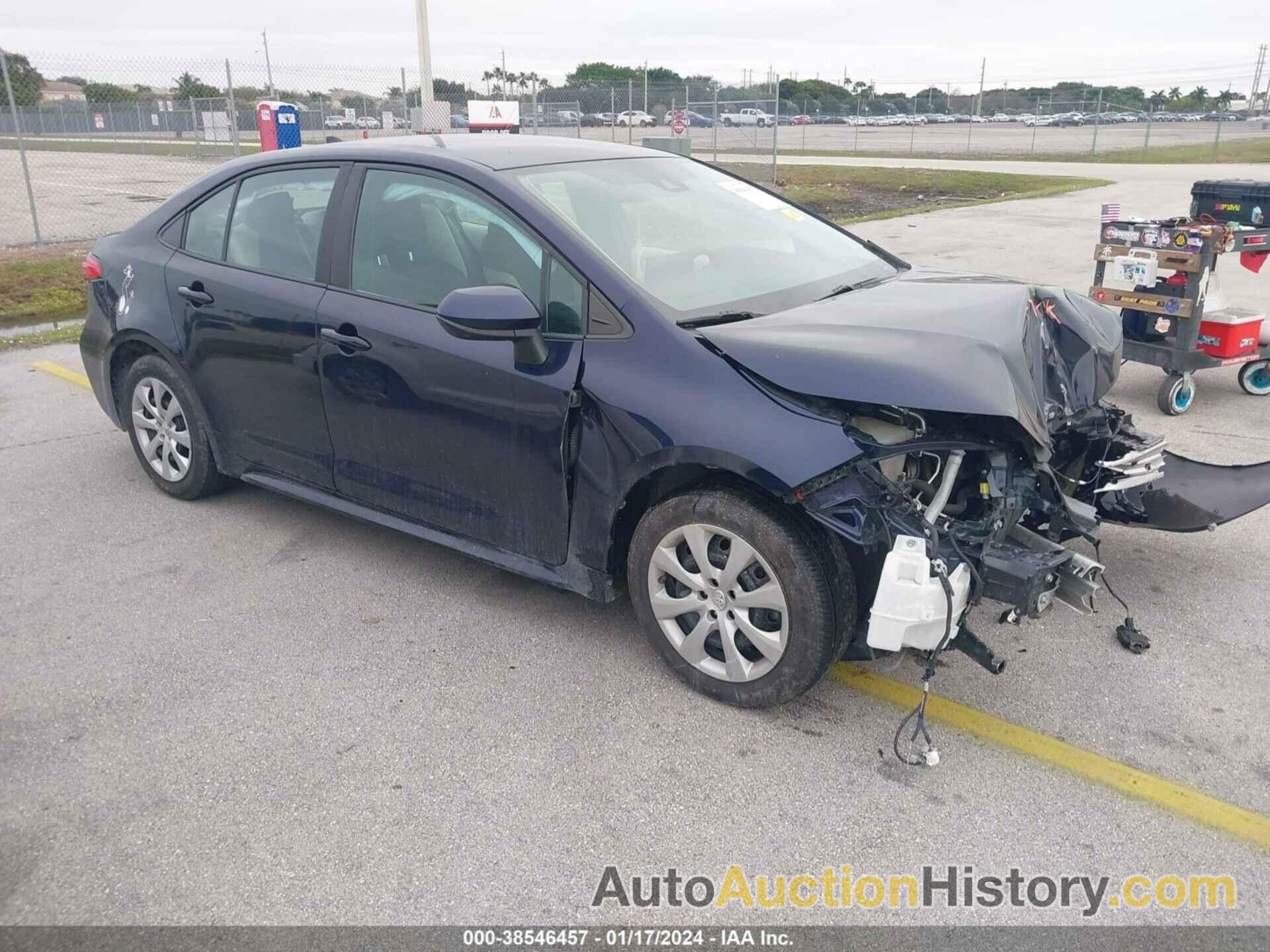 TOYOTA COROLLA LE, 5YFEPMAE0MP208748