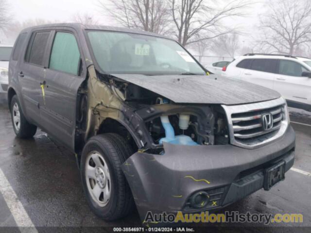 HONDA PILOT LX, 5FNYF4H21EB009667