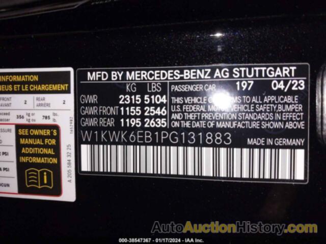 MERCEDES-BENZ AMG C 43 4MATIC, W1KWK6EB1PG131883