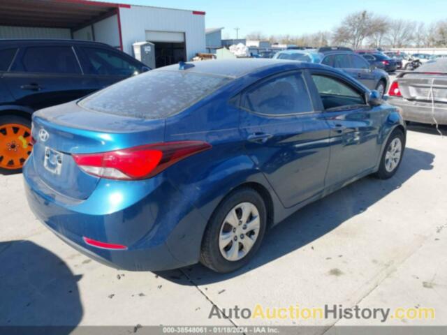 HYUNDAI ELANTRA SE, KMHDH4AE9GU632294