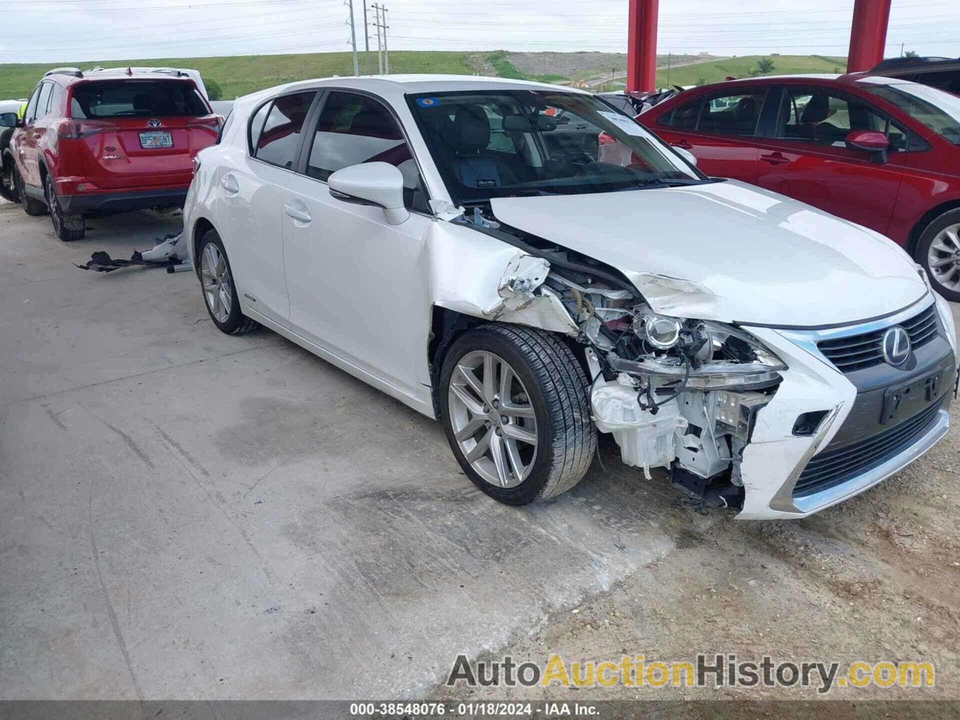 LEXUS CT 200H, JTHKD5BH4H2300460